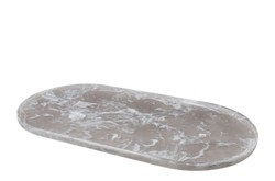 Casa Padrino Bandeja de Lujo Negro 60 x 30 x H. 1,7 cm - Gran Bandeja Decorativa Rectangular de Resina con Espirales Negras Transparentes - Accesorios de Decoración de Lujo