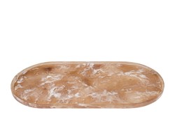 Casa Padrino Bandeja de Lujo Marrón 60 x 30 x H. 1,7 cm - Gran Bandeja Decorativa Rectangular de Resina con Espirales Marrón Té - Accesorios de Decoración de Lujo Casa Padrino Bandeja de Lujo Marrón 60 x 30 x H. 1,7 cm - Gran Bandeja Decorativa Rectangular de Resina con Espirales Marrón Té - Accesorios de Decoración de Lujo