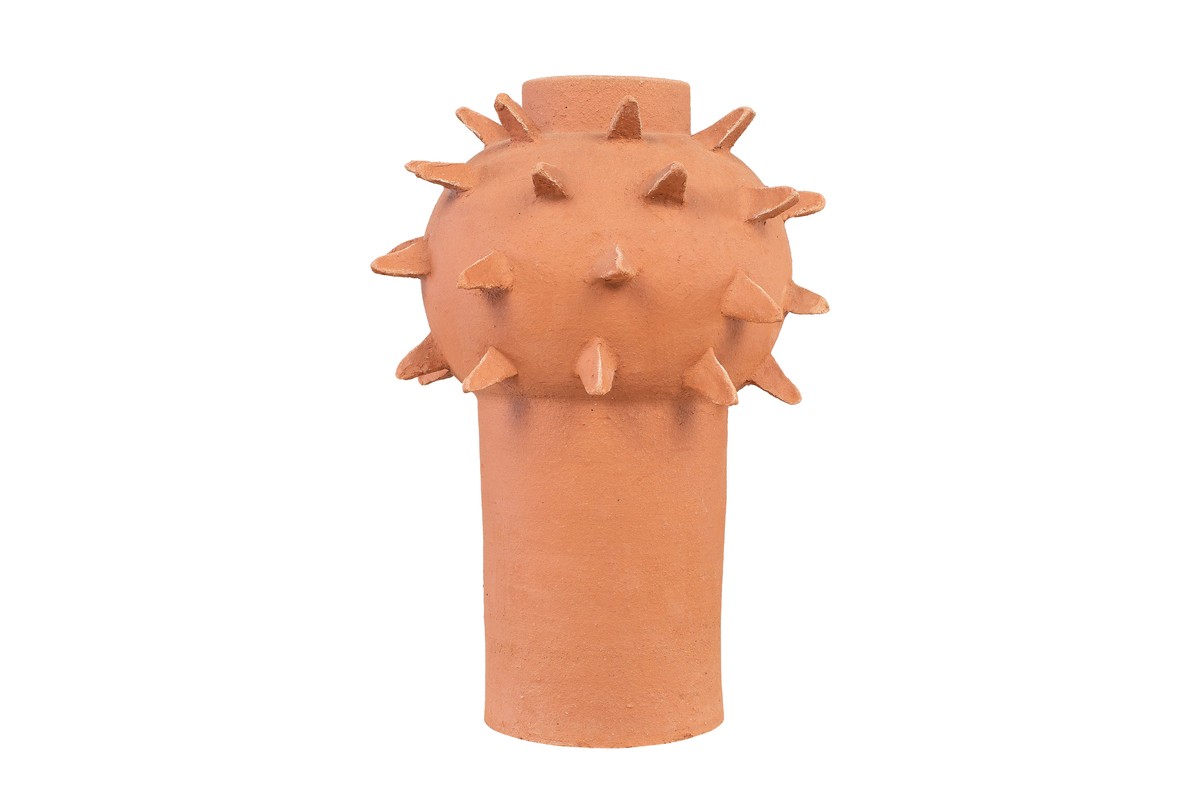 Casa Padrino Jarrón de Lujo Natural Ø 37 x H. 46 cm - Gran Jarrón Redondeado Herrison de Terracota - Accesorios Decorativos de Lujo Casa Padrino Jarrón de Lujo Natural Ø 37 x H. 46 cm - Gran Jarrón Redondeado Herrison de Terracota - Accesorios Decorativos de Lujo