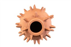 Casa Padrino Jarrón de Lujo Natural Ø 37 x H. 46 cm - Gran Jarrón Redondeado Herrison de Terracota - Accesorios Decorativos de Lujo Casa Padrino Jarrón de Lujo Natural Ø 37 x H. 46 cm - Gran Jarrón Redondeado Herrison de Terracota - Accesorios Decorativos de Lujo