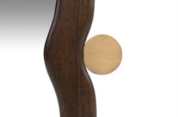 Casa Padrino Espejo de Pared de Lujo Marrón / Dorado 48 x 3 x H. 60 cm - Espejo de Pared Touma S con Marco de Madera de Mindi y Latón - Accesorios Decorativos de Lujo Casa Padrino Espejo de Pared de Lujo Marrón / Dorado 48 x 3 x H. 60 cm - Espejo de Pared Touma S con Marco de Madera de Mindi y Latón - Accesorios Decorativos de Lujo
