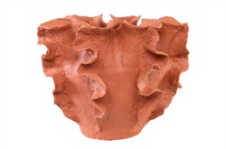 Casa Padrino Cuenco de Lujo Natural 40 x 40 x H. 30 cm - Gran Cuenco de Forma Orgánica Reef de Terracota - Accesorios Decorativos de Lujo Casa Padrino Cuenco de Lujo Natural 40 x 40 x H. 30 cm - Gran Cuenco de Forma Orgánica Reef de Terracota - Accesorios Decorativos de Lujo
