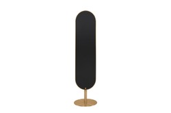 Casa Padrino Specchio da Terra di Lusso Argento Ø 45 x H. 175 cm - Specchio da Terra a Figura Intera in Acciaio Inossidabile e Vetro - Accessori Decorativi di Lusso Casa Padrino Specchio da Terra di Lusso Argento Ø 45 x H. 175 cm - Specchio da Terra a Figura Intera in Acciaio Inossidabile e Vetro - Accessori Decorativi di Lusso