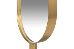 Casa Padrino Specchio da Terra di Lusso Argento Ø 45 x H. 175 cm - Specchio da Terra a Figura Intera in Acciaio Inossidabile e Vetro - Accessori Decorativi di Lusso Casa Padrino Specchio da Terra di Lusso Argento Ø 45 x H. 175 cm - Specchio da Terra a Figura Intera in Acciaio Inossidabile e Vetro - Accessori Decorativi di Lusso
