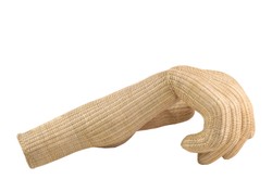 Casa Padrino Decoración de Pared de Lujo Natural 204 x 78 x H. 105 cm - Gran Decoración de Pared Manos de Ratán Tejido - Accesorios de Decoración de Lujo Casa Padrino Decoración de Pared de Lujo Natural 204 x 78 x H. 105 cm - Gran Decoración de Pared Manos de Ratán Tejido - Accesorios de Decoración de Lujo