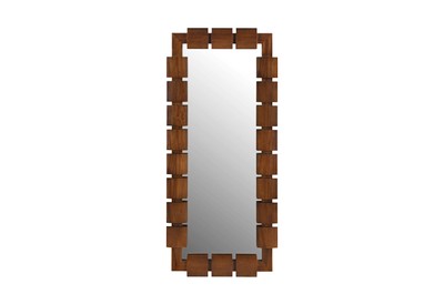 Casa Padrino Specchio da Parete di Lusso Marrone 80 x 4 x H. 180 cm - Grande Specchio da Parete a Figura Intera con Cornice Sottile in Legno di Mogano - Accessori Decorativi di Lusso Casa Padrino Specchio da Parete di Lusso Marrone 80 x 4 x H. 180 cm - Grande Specchio da Parete a Figura Intera con Cornice Sottile in Legno di Mogano - Accessori Decorativi di Lusso