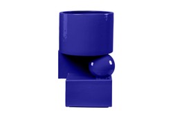 Casa Padrino Macetero de Lujo Azul 28 x 25 x H. 43,5 cm - Alto Macetero de Loza con Acabado Cobalt Blue - Accesorios de Decoración de Lujo Casa Padrino Macetero de Lujo Azul 28 x 25 x H. 43,5 cm - Alto Macetero de Loza con Acabado Cobalt Blue - Accesorios de Decoración de Lujo