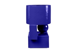 Casa Padrino Macetero de Lujo Azul 28 x 25 x H. 43,5 cm - Alto Macetero de Loza con Acabado Cobalt Blue - Accesorios de Decoración de Lujo Casa Padrino Macetero de Lujo Azul 28 x 25 x H. 43,5 cm - Alto Macetero de Loza con Acabado Cobalt Blue - Accesorios de Decoración de Lujo