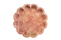 Casa Padrino Bandeja de Lujo Rosa Ø 25 x H. 4 cm - Bandeja Redonda Petal de Mármol Pink Kalipare de Alta Calidad - Accesorios Decorativos de Lujo Casa Padrino Bandeja de Lujo Rosa Ø 25 x H. 4 cm - Bandeja Redonda Petal de Mármol Pink Kalipare de Alta Calidad - Accesorios Decorativos de Lujo