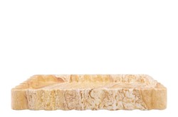 Casa Padrino Bandeja de Lujo Multicolor 30 x 20 x H. 4 cm - Bandeja Rectangular Petal de Arenisca de Alta Calidad - Accesorios Decorativos de Lujo Casa Padrino Bandeja de Lujo Multicolor 30 x 20 x H. 4 cm - Bandeja Rectangular Petal de Arenisca de Alta Calidad - Accesorios Decorativos de Lujo