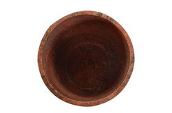 Casa Padrino Macetero de Lujo Ø 46 x H. 70 cm - Gran Macetero Redondo y Jarrón de Suelo Caliza de Mármol Java Rosso de Alta Calidad - Accesorios Decorativos de Lujo Casa Padrino Macetero de Lujo Ø 46 x H. 70 cm - Gran Macetero Redondo y Jarrón de Suelo Caliza de Mármol Java Rosso de Alta Calidad - Accesorios Decorativos de Lujo