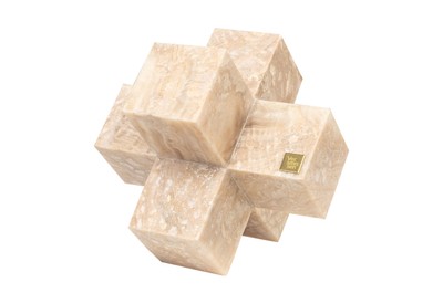 Casa Padrino Luxury Decorative Object 24 x 24 x H. 24 cm - Large Wavebreaker Sculpture made of High Quality Onyx - Luxury Deco Accessories Casa Padrino Luxury Decorative Object 24 x 24 x H. 24 cm - Large Wavebreaker Sculpture made of High Quality Onyx - Luxury Deco Accessories