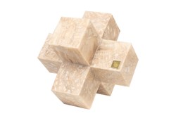 Casa Padrino Objeto Decorativo de Lujo 24 x 24 x H. 24 cm - Gran Escultura Rompeolas de Ónix de Alta Calidad - Accesorios Decorativos de Lujo Casa Padrino Objeto Decorativo de Lujo 24 x 24 x H. 24 cm - Gran Escultura Rompeolas de Ónix de Alta Calidad - Accesorios Decorativos de Lujo