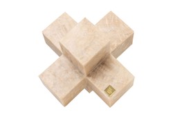 Casa Padrino Objeto Decorativo de Lujo 24 x 24 x H. 24 cm - Gran Escultura Rompeolas de Ónix de Alta Calidad - Accesorios Decorativos de Lujo Casa Padrino Objeto Decorativo de Lujo 24 x 24 x H. 24 cm - Gran Escultura Rompeolas de Ónix de Alta Calidad - Accesorios Decorativos de Lujo