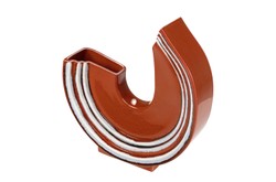 Casa Padrino Jarrón de Lujo 36 x 10 x H. 36,5 cm - Elegante Jarrón Decorativo Plano Margot de Loza Fina - Accesorios Decorativos de Lujo Casa Padrino Jarrón de Lujo 36 x 10 x H. 36,5 cm - Elegante Jarrón Decorativo Plano Margot de Loza Fina - Accesorios Decorativos de Lujo