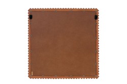 Casa Padrino Espejo de Pared de Lujo Marrón 56,5 x 4 x H. 56,5 cm - Espejo de Pared Cuadrado Kiko con Marco de Madera de Mindi Acabado Ámbar - Accesorios Decorativos de Lujo Casa Padrino Espejo de Pared de Lujo Marrón 56,5 x 4 x H. 56,5 cm - Espejo de Pared Cuadrado Kiko con Marco de Madera de Mindi Acabado Ámbar - Accesorios Decorativos de Lujo