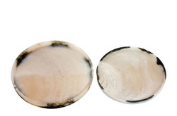 Casa Padrino Bandeja de Lujo Set de 2 Negro / Blanco Crema - 2 Bandejas Decorativas de Resina con Aspecto Transparente - Accesorios Decorativos de Lujo Casa Padrino Bandeja de Lujo Set de 2 Negro / Blanco Crema - 2 Bandejas Decorativas de Resina con Aspecto Transparente - Accesorios Decorativos de Lujo