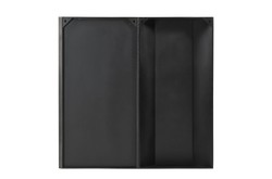 Casa Padrino Decoración de Pared de Lujo Plata 103,5 x 12,5 x H. 101,5 cm - Relieve de Pared de Dos Piezas Edge de Acero con Acabado Níquel Antiguo Grabado - Accesorios Decorativos de Lujo