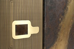 Casa Padrino Decoración de Pared de Lujo 102 x 5 x H. 101,5 cm - Relieve de Pared de Dos Piezas Fragment de Acero con Latón Acabado Latón Antiguo Grabado - Accesorios Decorativos de Lujo Casa Padrino Decoración de Pared de Lujo 102 x 5 x H. 101,5 cm - Relieve de Pared de Dos Piezas Fragment de Acero con Latón Acabado Latón Antiguo Grabado - Accesorios Decorativos de Lujo
