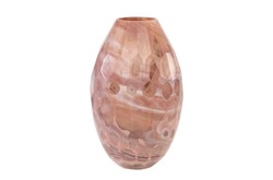 Casa Padrino Jarrón de Lujo Ø 24 x H. 38,5 cm - Elegante Jarrón Decorativo de Vidrio Macizo de Color en Tonos Lavanda Marmolados - Accesorios de Decoración de Lujo Casa Padrino Jarrón de Lujo Ø 24 x H. 38,5 cm - Elegante Jarrón Decorativo de Vidrio Macizo de Color en Tonos Lavanda Marmolados - Accesorios de Decoración de Lujo