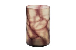 Casa Padrino Portavelas de Lujo Morado Ø 17,5 x H. 27,5 cm - Gran Portavelas de Vidrio Macizo de Color Morado y Transparente, Utilizable también como Jarrón - Accesorios de Decoración de Lujo Casa Padrino Portavelas de Lujo Morado Ø 17,5 x H. 27,5 cm - Gran Portavelas de Vidrio Macizo de Color Morado y Transparente, Utilizable también como Jarrón - Accesorios de Decoración de Lujo