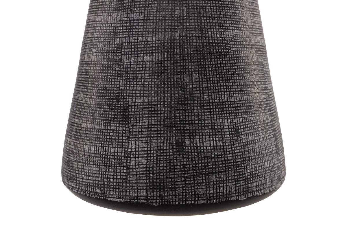 Casa Padrino Jarrón de Lujo Gris Ø 26,5 x H. 53 cm - Jarrón Decorativo Alto de Vidrio Macizo de Color Gris Oscuro - Accesorios de Decoración de Lujo Casa Padrino Jarrón de Lujo Gris Ø 26,5 x H. 53 cm - Jarrón Decorativo Alto de Vidrio Macizo de Color Gris Oscuro - Accesorios de Decoración de Lujo