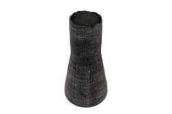 Casa Padrino Jarrón de Lujo Gris Ø 26,5 x H. 53 cm - Jarrón Decorativo Alto de Vidrio Macizo de Color Gris Oscuro - Accesorios de Decoración de Lujo Casa Padrino Jarrón de Lujo Gris Ø 26,5 x H. 53 cm - Jarrón Decorativo Alto de Vidrio Macizo de Color Gris Oscuro - Accesorios de Decoración de Lujo
