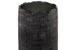 Casa Padrino Jarrón de Lujo Gris Ø 26,5 x H. 53 cm - Jarrón Decorativo Alto de Vidrio Macizo de Color Gris Oscuro - Accesorios de Decoración de Lujo Casa Padrino Jarrón de Lujo Gris Ø 26,5 x H. 53 cm - Jarrón Decorativo Alto de Vidrio Macizo de Color Gris Oscuro - Accesorios de Decoración de Lujo