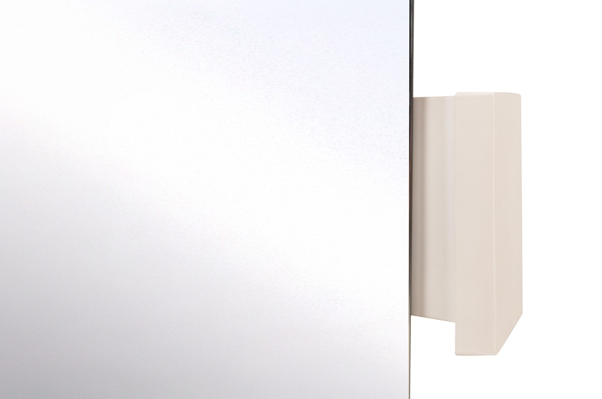 Casa Padrino Espejo de Pared de Lujo Blanco Crema 105 x 15 x H. 105 cm - Espejo de Pared Cuadrado Genkan con Marco Profundo de Cerámica - Accesorios de Decoración de Lujo Casa Padrino Espejo de Pared de Lujo Blanco Crema 105 x 15 x H. 105 cm - Espejo de Pared Cuadrado Genkan con Marco Profundo de Cerámica - Accesorios de Decoración de Lujo