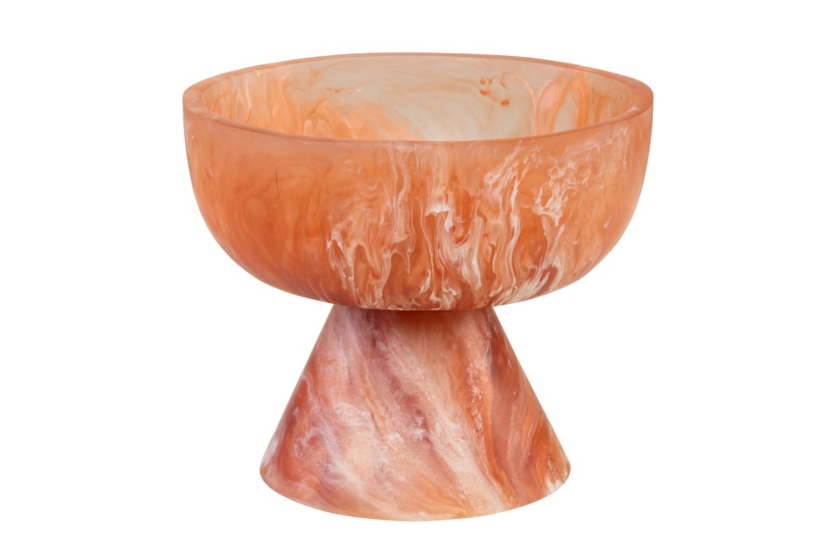 Casa Padrino Cuenco de Lujo Beige / Rojo Vino Ø 16 x H. 13,5 cm - Pequeño Cuenco Decorativo de Resina Translúcida Rojo Rubí y Crema - Accesorios de Decoración de Lujo Casa Padrino Cuenco de Lujo Beige / Rojo Vino Ø 16 x H. 13,5 cm - Pequeño Cuenco Decorativo de Resina Translúcida Rojo Rubí y Crema - Accesorios de Decoración de Lujo