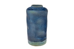 Casa Padrino Jarrón de Lujo Azul Ø 23,5 x H. 41,5 cm - Jarrón Alto Redondo de Porcelana Fina en Azul Intenso - Accesorios de Decoración de Lujo Casa Padrino Jarrón de Lujo Azul Ø 23,5 x H. 41,5 cm - Jarrón Alto Redondo de Porcelana Fina en Azul Intenso - Accesorios de Decoración de Lujo