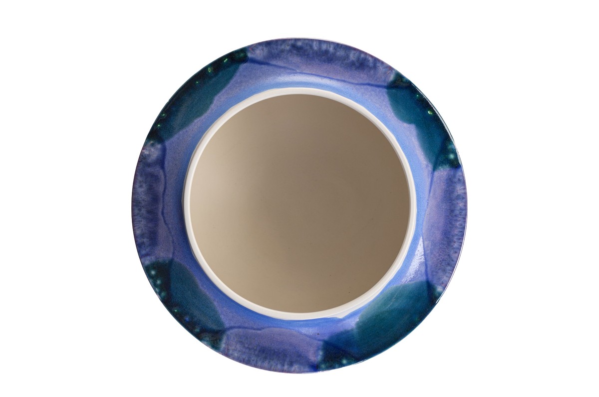 Casa Padrino Cuenco de Lujo Ø 36,5 x H. 16 cm - Gran Cuenco Decorativo de Fina Porcelana con Acabado Freestyle - Accesorios Decorativos de Lujo Casa Padrino Cuenco de Lujo Ø 36,5 x H. 16 cm - Gran Cuenco Decorativo de Fina Porcelana con Acabado Freestyle - Accesorios Decorativos de Lujo