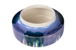 Casa Padrino Cuenco de Lujo Ø 36,5 x H. 16 cm - Gran Cuenco Decorativo de Fina Porcelana con Acabado Freestyle - Accesorios Decorativos de Lujo Casa Padrino Cuenco de Lujo Ø 36,5 x H. 16 cm - Gran Cuenco Decorativo de Fina Porcelana con Acabado Freestyle - Accesorios Decorativos de Lujo