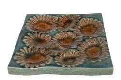 Casa Padrino Bandeja de Lujo Azul 31,5 x 32,5 x H. 3 cm - Bandeja Decorativa y Relieve de Pared en Forma de Anémona de Fina Porcelana - Accesorios Decorativos de Lujo Casa Padrino Bandeja de Lujo Azul 31,5 x 32,5 x H. 3 cm - Bandeja Decorativa y Relieve de Pared en Forma de Anémona de Fina Porcelana - Accesorios Decorativos de Lujo