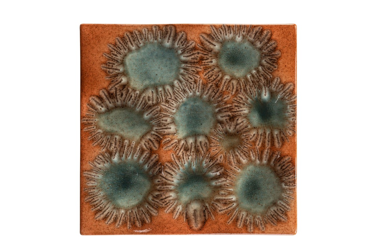 Casa Padrino Bandeja de Lujo Naranja 31,5 x 32,5 x H. 3 cm - Bandeja Decorativa y Relieve de Pared en Forma de Anémona de Fina Porcelana - Accesorios Decorativos de Lujo Casa Padrino Bandeja de Lujo Naranja 31,5 x 32,5 x H. 3 cm - Bandeja Decorativa y Relieve de Pared en Forma de Anémona de Fina Porcelana - Accesorios Decorativos de Lujo