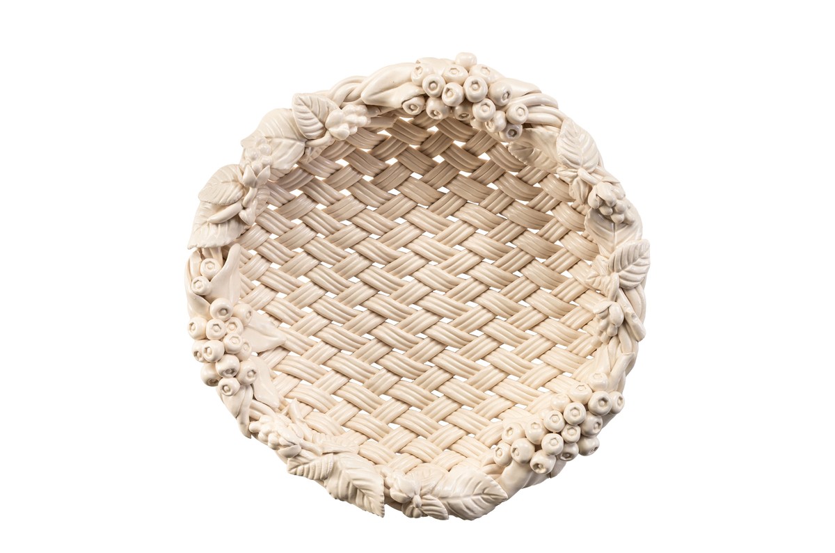 Casa Padrino Cuenco de Lujo Blanco Crema Ø 32 x H. 10 cm - Cuenco Decorativo Redondo de Cerámica de Alta Calidad - Accesorios Decorativos de Lujo Casa Padrino Cuenco de Lujo Blanco Crema Ø 32 x H. 10 cm - Cuenco Decorativo Redondo de Cerámica de Alta Calidad - Accesorios Decorativos de Lujo