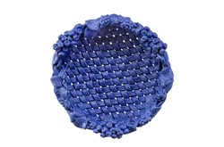 Casa Padrino Cuenco de Lujo Azul Ø 32 x H. 10 cm - Cuenco Decorativo Redondo de Cerámica de Alta Calidad - Accesorios Decorativos de Lujo Casa Padrino Cuenco de Lujo Azul Ø 32 x H. 10 cm - Cuenco Decorativo Redondo de Cerámica de Alta Calidad - Accesorios Decorativos de Lujo