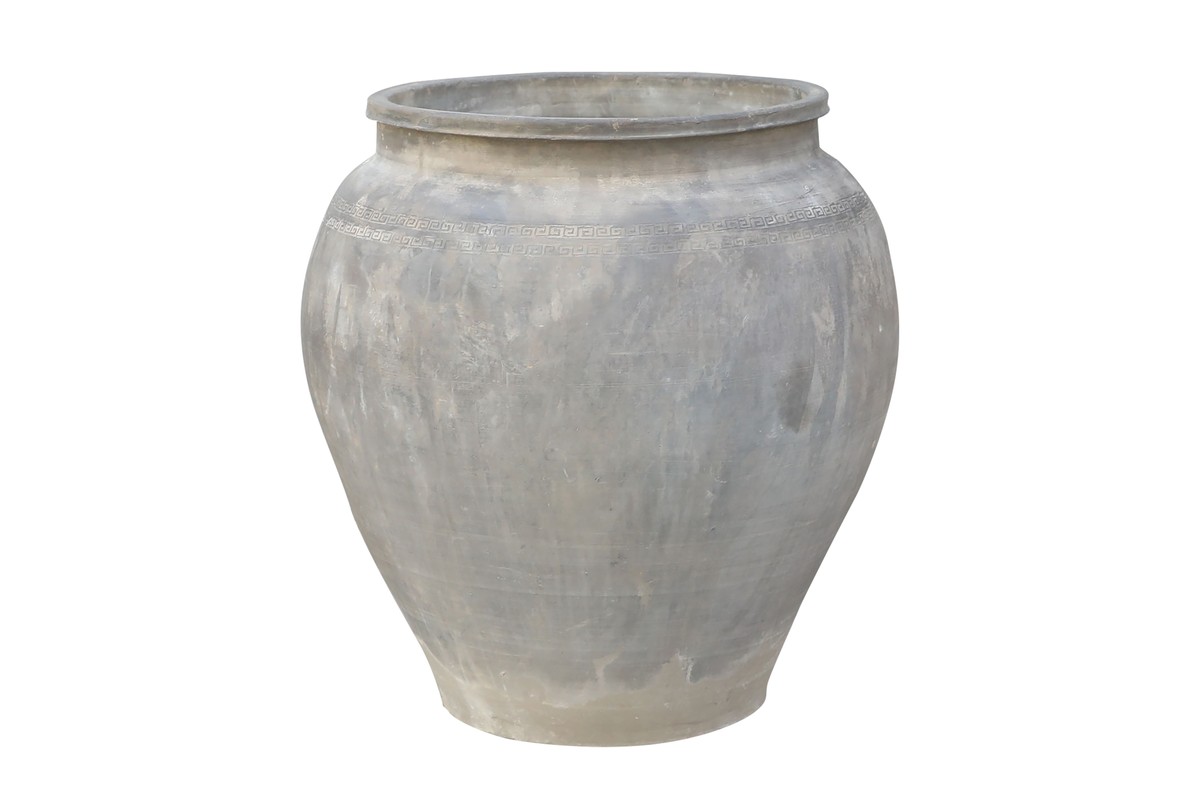 Casa Padrino Jarrón de Lujo Color Terracota 53 x 53 x H. 62 cm - Gran Jarrón de Suelo de Terracota al Estilo de las Antiguas Tinajas - Accesorios Decorativos de Lujo Casa Padrino Jarrón de Lujo Color Terracota 53 x 53 x H. 62 cm - Gran Jarrón de Suelo de Terracota al Estilo de las Antiguas Tinajas - Accesorios Decorativos de Lujo
