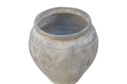 Casa Padrino Jarrón de Lujo Color Terracota 53 x 53 x H. 62 cm - Gran Jarrón de Suelo de Terracota al Estilo de las Antiguas Tinajas - Accesorios Decorativos de Lujo Casa Padrino Jarrón de Lujo Color Terracota 53 x 53 x H. 62 cm - Gran Jarrón de Suelo de Terracota al Estilo de las Antiguas Tinajas - Accesorios Decorativos de Lujo
