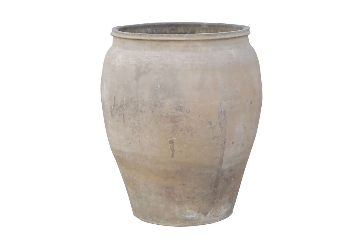 Casa Padrino Jarrón de Lujo Color Terracota 48 x 48 x H. 61 cm - Gran Jarrón de Suelo de Terracota al Estilo de las Antiguas Tinajas - Accesorios Decorativos de Lujo Casa Padrino Jarrón de Lujo Color Terracota 48 x 48 x H. 61 cm - Gran Jarrón de Suelo de Terracota al Estilo de las Antiguas Tinajas - Accesorios Decorativos de Lujo