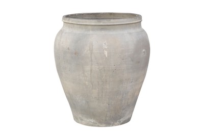 Casa Padrino Vaso di Lusso Color Terracotta 52 x 52 x H. 59 cm - Grande Vaso da Terra in Terracotta nello Stile delle Antiche Giare - Accessori Decorativi di Lusso