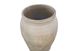 Casa Padrino Luxury Vase 48 x 48 x H. 61 cm - Large Terracotta Vase in Rustic Antique Look - Luxury Deco Accessories