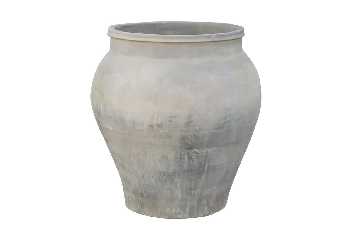 Casa Padrino Vaso di Lusso 56 x 56 x H. 60 cm - Grande Vaso in Terracotta in Stile Antico Rustico - Accessori Decorativi di Lusso Casa Padrino Vaso di Lusso 56 x 56 x H. 60 cm - Grande Vaso in Terracotta in Stile Antico Rustico - Accessori Decorativi di Lusso