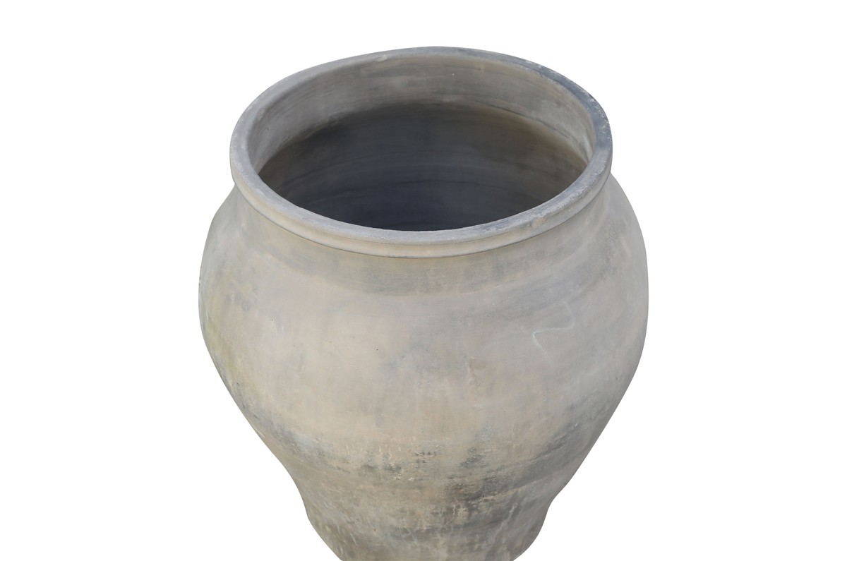 Casa Padrino Vaso di Lusso 56 x 56 x H. 60 cm - Grande Vaso in Terracotta in Stile Antico Rustico - Accessori Decorativi di Lusso Casa Padrino Vaso di Lusso 56 x 56 x H. 60 cm - Grande Vaso in Terracotta in Stile Antico Rustico - Accessori Decorativi di Lusso