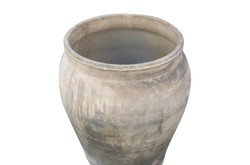 Casa Padrino Jarrón de Lujo 55 x 55 x H. 62 cm - Gran Jarrón de Terracota de Estilo Antiguo Rústico - Accesorios de Decoración de Lujo