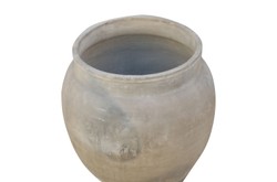Casa Padrino Luxury Vase 50 x 50 x H. 61 cm - Large Terracotta Vase in Rustic Antique Look - Luxury Deco Accessories