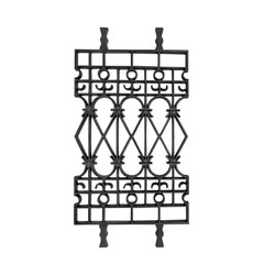 Casa Padrino balaustrada de hierro fundido negra 58,5 x Al. 110 cm - Suntuoso panel de barandilla de estilo gótico con ornamento de arco apuntado - Barandilla de balcón y escalera Casa Padrino balaustrada de hierro fundido negra 58,5 x Al. 110 cm - Suntuoso panel de barandilla de estilo gótico con ornamento de arco apuntado - Barandilla de balcón y escalera