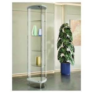Casa Padrino Vitrine de magasin de Luxe d'angle 48 x 48 cm H. 190 cm - Équipement de Magasin - Mobilier de Boutique - Made in Italy Casa Padrino Vitrine de magasin de Luxe d'angle 48 x 48 cm H. 190 cm - Équipement de Magasin - Mobilier de Boutique - Made in Italy