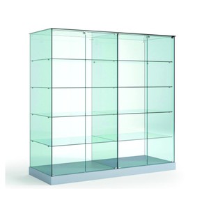 Casa Padrino Vitrine de magasin de Luxe 182 x 60 cm H. 180 cm - Équipement de Magasin - Mobilier de Boutique - Made in Italy Casa Padrino Vitrine de magasin de Luxe 182 x 60 cm H. 180 cm - Équipement de Magasin - Mobilier de Boutique - Made in Italy