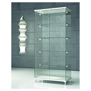 Casa Padrino Vitrine de magasin de Luxe 85 x 45 cm H. 190 cm - Équipement de Magasin - Mobilier de Boutique - Made in Italy Casa Padrino Vitrine de magasin de Luxe 85 x 45 cm H. 190 cm - Équipement de Magasin - Mobilier de Boutique - Made in Italy